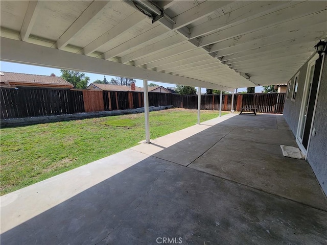 12922 Glenmere Dr, Moreno Valley, CA 92553 - fenced backyard with a patio area