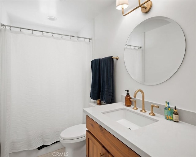 1212 Carmel St, San Luis Obispo, CA 93401 - bathroom featuring vanity and toilet