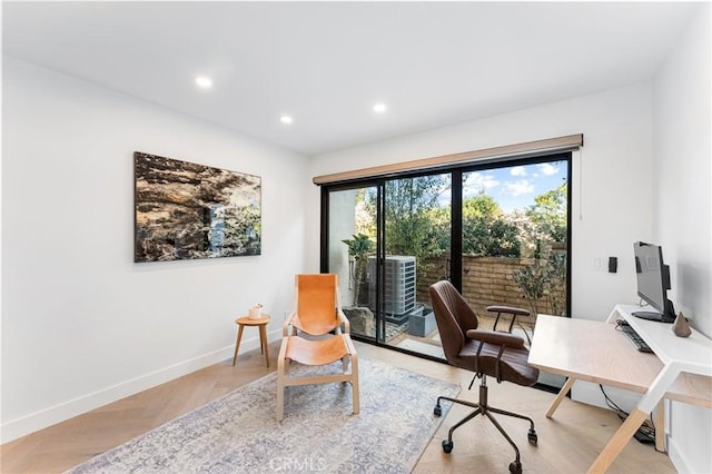 45 Morena, Irvine, CA 92612 - home office featuring baseboards and recessed lighting