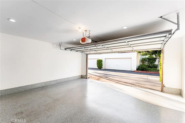 45 Morena, Irvine, CA 92612 - garage with a garage door opener and recessed lighting