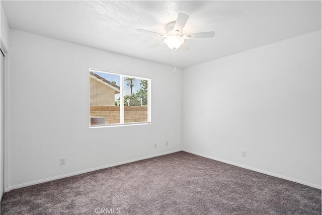 43733 6th St E, Lancaster, CA 93535 - carpeted spare room featuring ceiling fan and baseboards