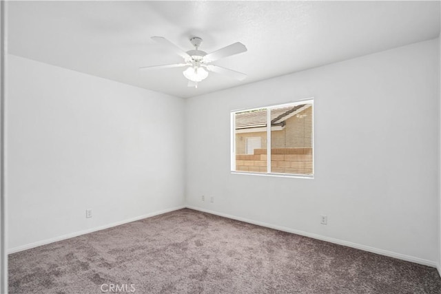 43733 6th St E, Lancaster, CA 93535 - carpeted spare room with ceiling fan and baseboards