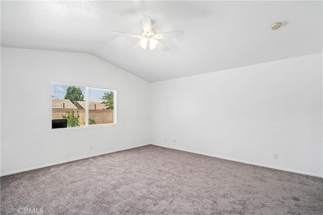 43733 6th St E, Lancaster, CA 93535 - additional living space featuring carpet flooring, ceiling fan, and vaulted ceiling