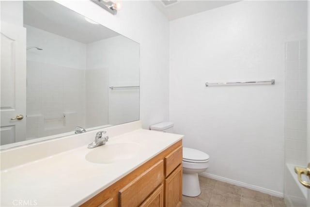 43733 6th St E, Lancaster, CA 93535 - bathroom with vanity and bathing tub / shower combination