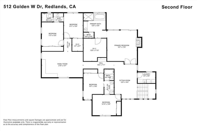 512 Golden W Dr, Redlands, CA 92373 - view of room layout
