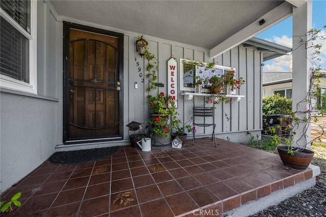 15902 Santa Fe St, Whittier, CA 90603 - entrance to property featuring board and batten siding and a porch