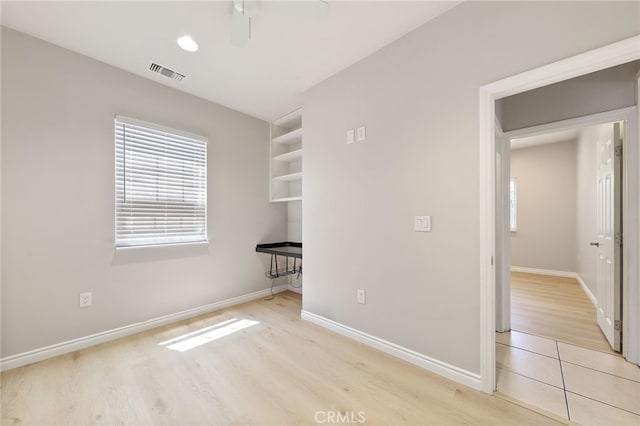 19615 E Tudor St, Covina, CA 91724 - unfurnished room featuring light wood-style floors and ceiling fan
