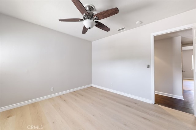 19615 E Tudor St, Covina, CA 91724 - unfurnished room with wood finished floors and a ceiling fan