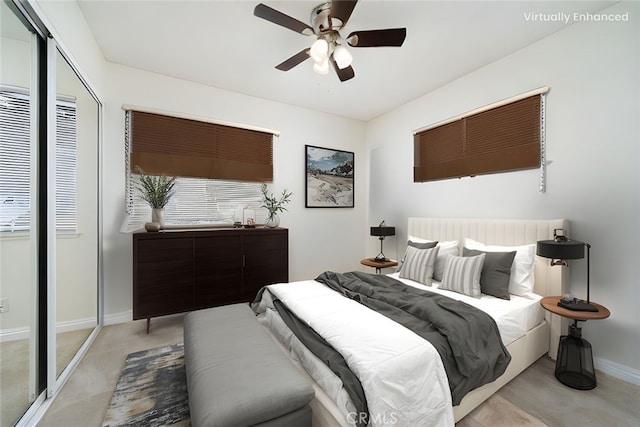 11500 Winery Dr, Fontana, CA 92337 - bedroom with a closet and ceiling fan