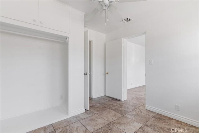 18713 Vanowen St, Reseda, CA 91335 - unfurnished bedroom featuring baseboards and a ceiling fan
