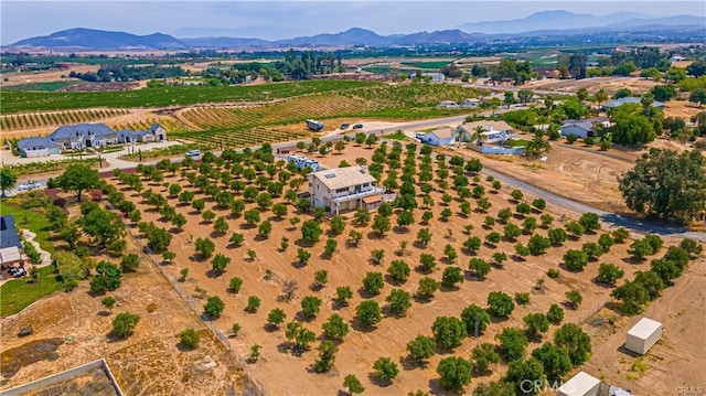 33851 Madera De Playa, Temecula, CA 92592 - aerial view of sparsely populated area featuring a mountainous background and rows of crops