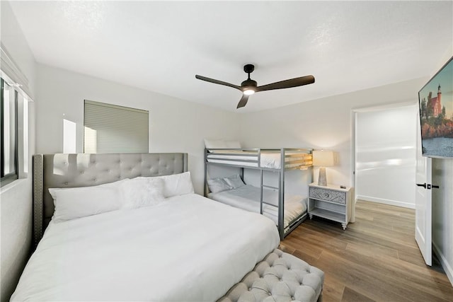 33851 Madera De Playa, Temecula, CA 92592 - bedroom with wood finished floors and a ceiling fan