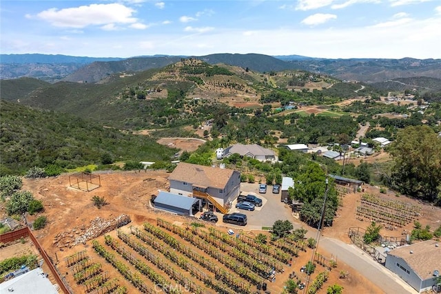 1996 Rainbow Glen Rd, Fallbrook, CA 92028 - bird's eye view of a mountain backdrop