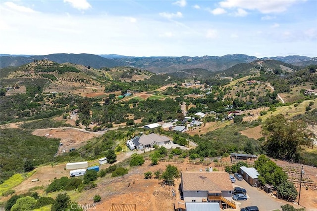 1996 Rainbow Glen Rd, Fallbrook, CA 92028 - bird's eye view of a mountain backdrop