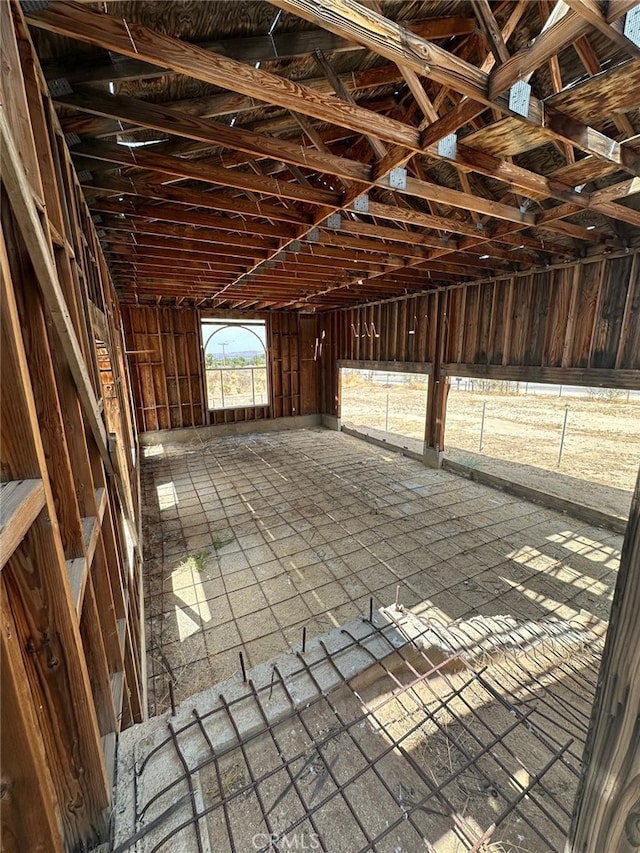 33553 Longview Rd, Pearblossom, CA 93553 - misc room with lofted ceiling