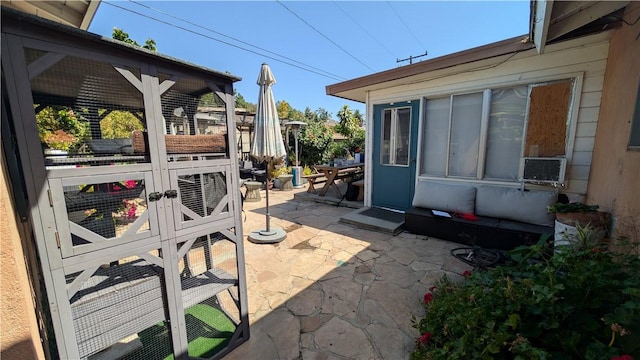 522 S 5th St, Montebello, CA 90640 - view of patio with outdoor dining space and cooling unit