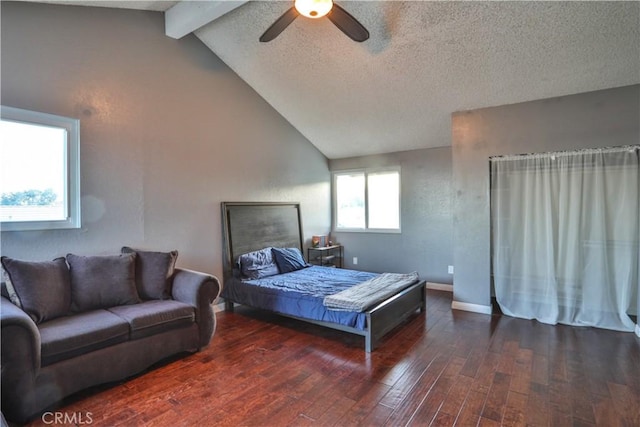 6073 Cameo St, Rancho Cucamonga, CA 91701 - bedroom featuring wood finished floors, ceiling fan, and a textured ceiling
