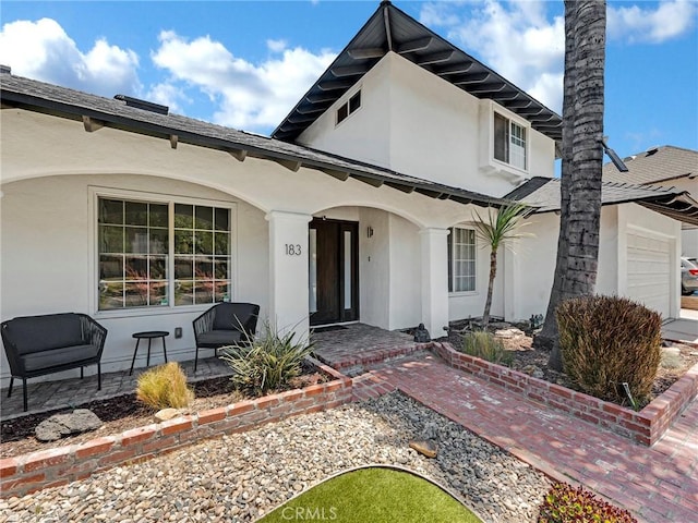 183 W Sidlee St, Thousand Oaks, CA 91360 - view of front facade featuring a porch and stucco siding