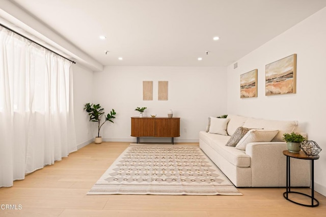 70 N Catalina Ave Unit 101, Pasadena, CA 91106 - living room featuring recessed lighting and light wood-type flooring