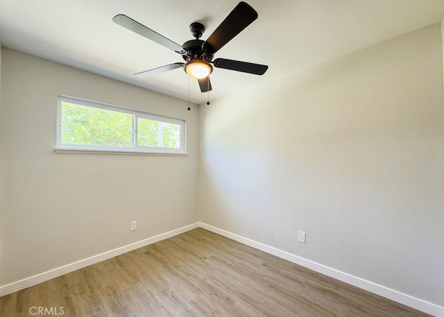 6692 Elm Ave, San Bernardino, CA 92404 - spare room featuring light wood-style flooring and ceiling fan