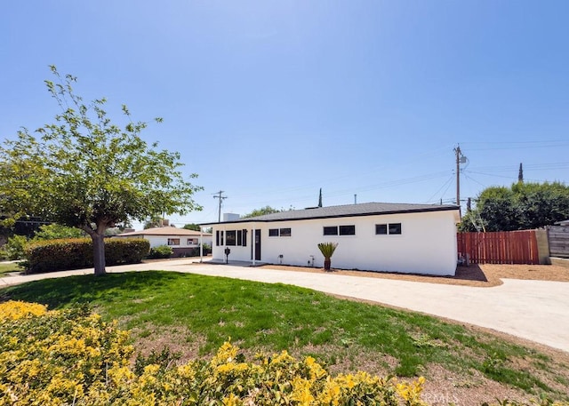6692 Elm Ave, San Bernardino, CA 92404 - view of front of home with a patio area and stucco siding