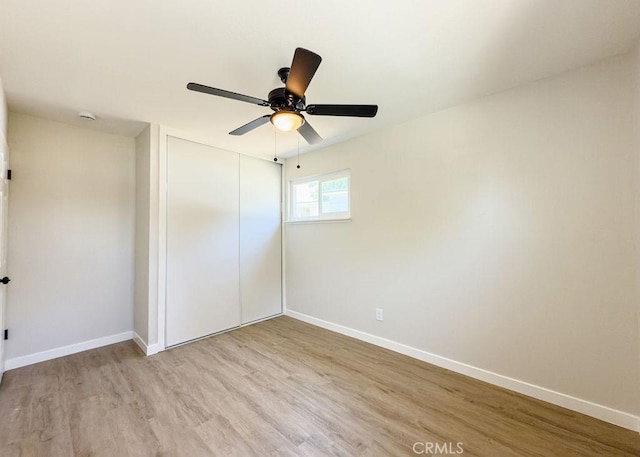 6692 Elm Ave, San Bernardino, CA 92404 - unfurnished room with wood finished floors, ceiling fan, and a smoke detector