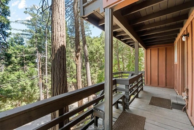 23717 Scenic Dr, Crestline, CA 92325 - view of deck