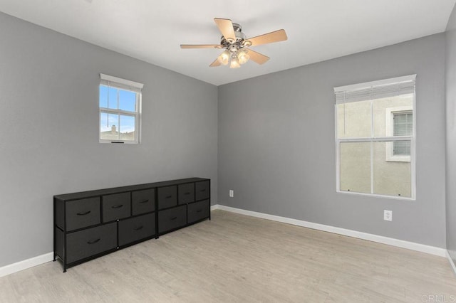339 Alamo Way, Oceanside, CA 92057 - empty room with light wood finished floors and a ceiling fan