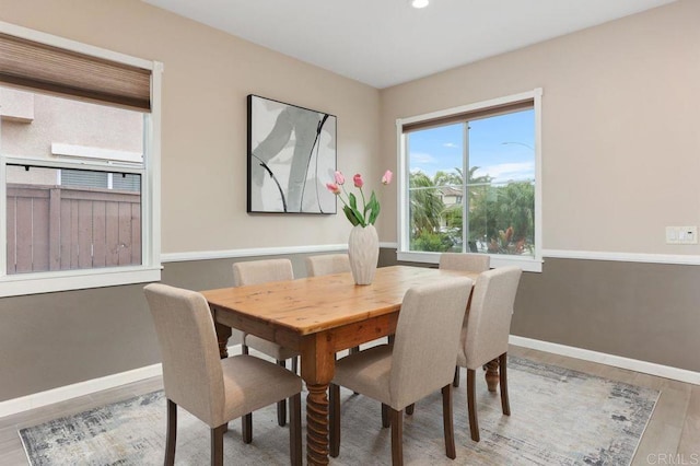 339 Alamo Way, Oceanside, CA 92057 - dining area with wood finished floors and recessed lighting