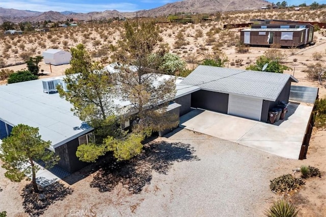 62171 Campanula St, Joshua Tree, CA 92252 - view of rural area with a desert landscape and a mountainous background