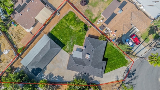 40911 Lela May Ave, Hemet, CA 92544 - aerial view of property and surrounding area with property parcel outlined