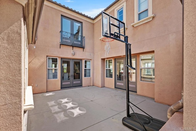 13388 Greenstone Ct, Scripps Miramar, CA 92131 - patio / terrace with french doors and a patio area
