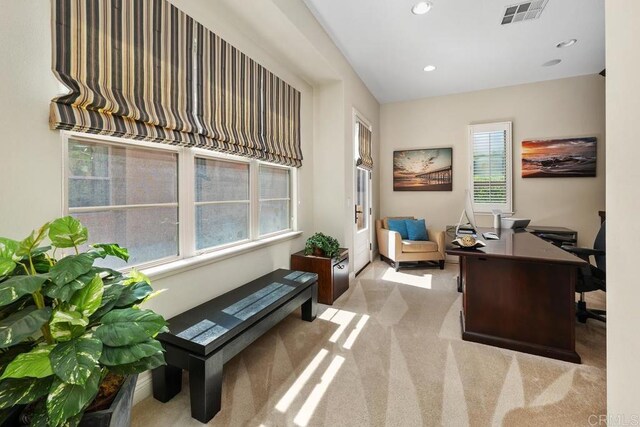 13388 Greenstone Ct, Scripps Miramar, CA 92131 - carpeted office featuring recessed lighting