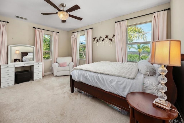 13388 Greenstone Ct, Scripps Miramar, CA 92131 - bedroom with carpet flooring and ceiling fan
