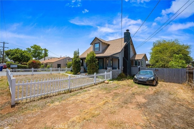 3144 Vista Ave, Lemon Grove, CA 91945 - view of front of property featuring a chimney and a shingled roof