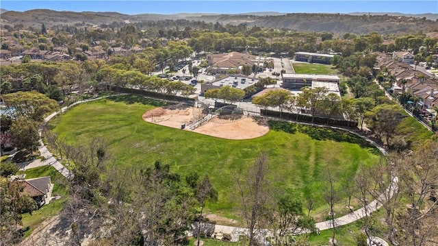 55 Rabano Unit 240, Rancho Santa Margarita, CA 92688 - aerial view of property's location with nearby suburban area and a mountainous background