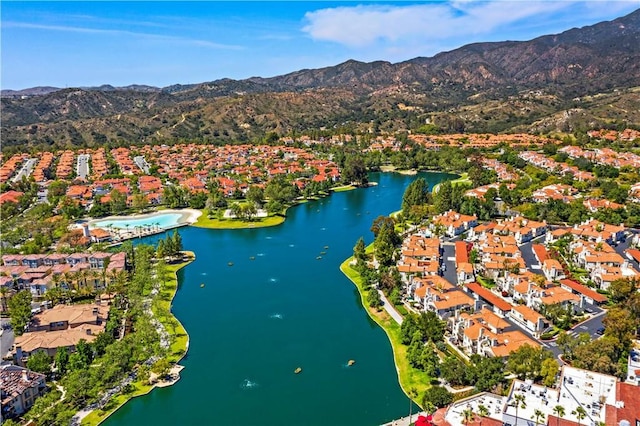 55 Rabano Unit 240, Rancho Santa Margarita, CA 92688 - aerial view of residential area featuring a water and mountain view