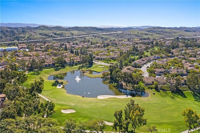 55 Rabano Unit 240, Rancho Santa Margarita, CA 92688 - aerial perspective of suburban area with a water and mountain view and a golf club