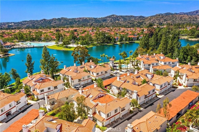 55 Rabano Unit 240, Rancho Santa Margarita, CA 92688 - aerial perspective of suburban area featuring a water and mountain view
