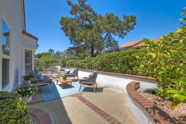 4956 Lamia Way, Oceanside, CA 92056 - view of patio / terrace featuring an outdoor hangout area