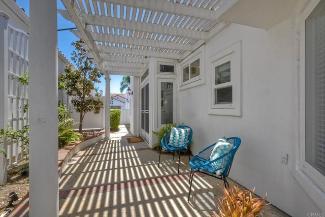 4956 Lamia Way, Oceanside, CA 92056 - view of patio with a pergola