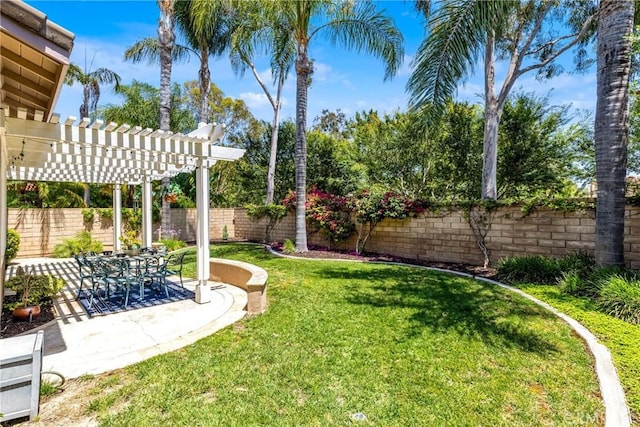 18 Argento, Mission Viejo, CA 92692 - fenced backyard featuring a pergola and a patio
