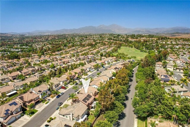 18 Argento, Mission Viejo, CA 92692 - aerial view of property and surrounding area featuring a mountain backdrop and nearby suburban area