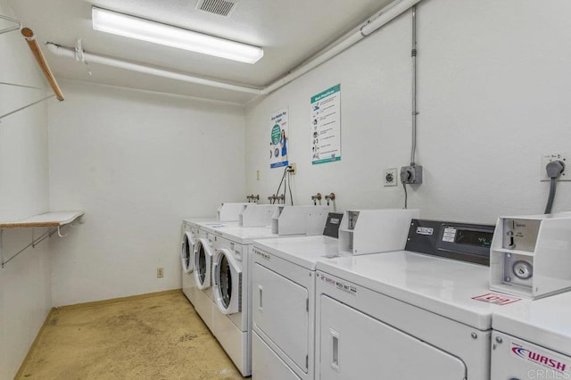 4833 Collwood Blvd Unit A, San Diego, CA 92115 - communal laundry room featuring washer and dryer