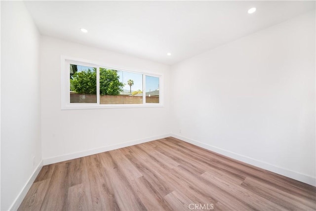1019 E Armstead St, Azusa, CA 91702 - unfurnished room with light wood-type flooring and recessed lighting