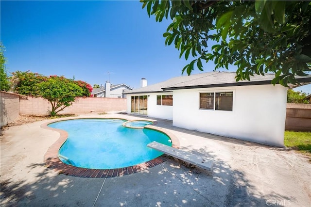 1019 E Armstead St, Azusa, CA 91702 - view of pool with a patio and a fenced backyard