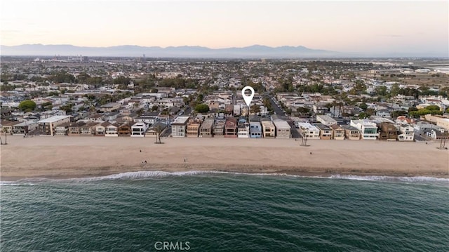 1315 Ocean Ave, Seal Beach, CA 90740 - aerial view at dusk of a water and mountain view