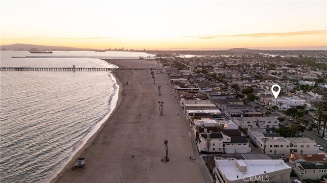 1315 Ocean Ave, Seal Beach, CA 90740 - aerial view at dusk of a water view