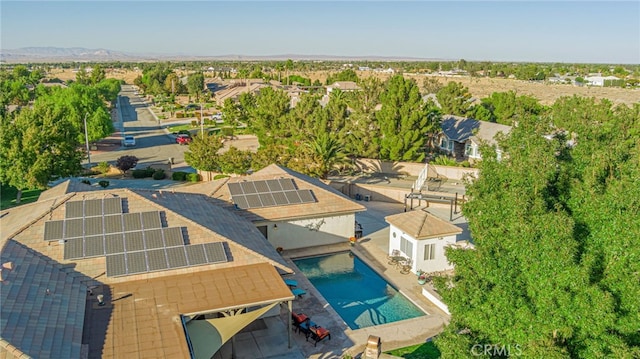 2534 Desert Rose Dr, Lancaster, CA 93536 - bird's eye view of a pool area