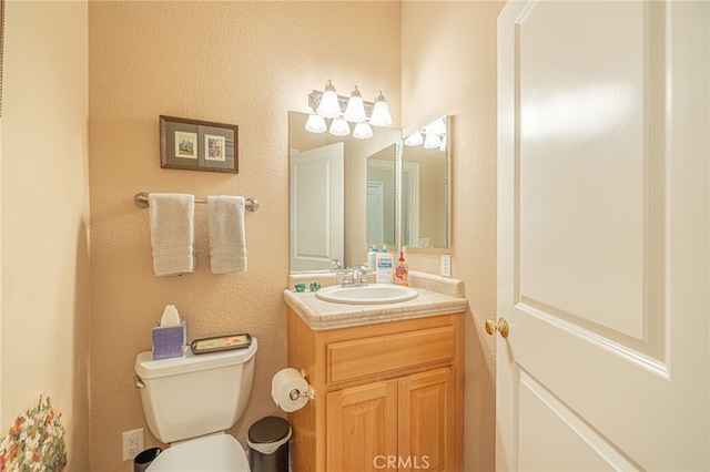 2534 Desert Rose Dr, Lancaster, CA 93536 - bathroom with vanity and toilet